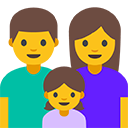 Family Man, Woman, Girl emoji, Google, Blob, 2017