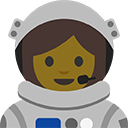 Woman Astronaut emoji, Google, Blob, 2017