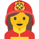 Woman Firefighter emoji, Google, Blob, 2017