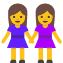 Women Holding Hands emoji, Google, Blob, 2017