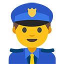 Police Officer emoji, Google, Blob, 2017