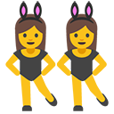 People with Bunny Ears emoji, Google, Blob, 2017