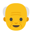 Old Man emoji, Google, Blob, 2017