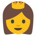 Princess emoji, Google, Blob, 2017