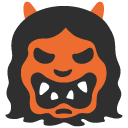 Ogre emoji, Google, Blob, 2017