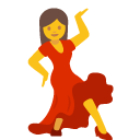 Woman Dancing emoji, Google, Blob, 2017