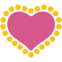 Heart Decoration emoji, Google, Blob, 2017