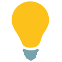 Light Bulb emoji, Google, Blob, 2017