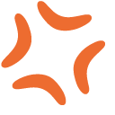 Anger Symbol emoji, Google, Blob, 2017