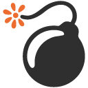 Bomb emoji, Google, Blob, 2017