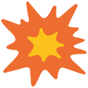 Collision emoji, Google, Blob, 2017