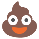 Pile of Poo emoji, Google, Blob, 2017