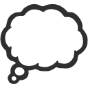 Thought Balloon emoji, Google, Blob, 2017