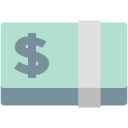 Dollar Banknote emoji, Google, Blob, 2017