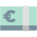 Euro Banknote emoji, Google, Blob, 2017
