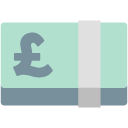 Pound Banknote emoji, Google, Blob, 2017