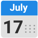 Calendar emoji, Google, Blob, 2017