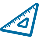 Triangular Ruler emoji, Google, Blob, 2017
