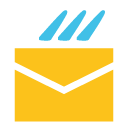 Incoming Envelope emoji, Google, Blob, 2017