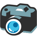 Camera emoji, Google, Blob, 2017