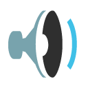 Speaker Medium Volume emoji, Google, Blob, 2017