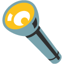Flashlight emoji, Google, Blob, 2017