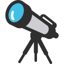Telescope emoji, Google, Blob, 2017
