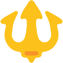 Trident Emblem emoji, Google, Blob, 2017
