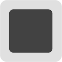 White Square Button emoji, Google, Blob, 2017