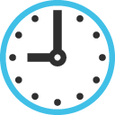 Nine O’clock emoji, Google, Blob, 2017