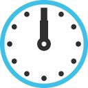 Twelve O’clock emoji, Google, Blob, 2017