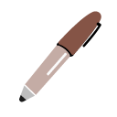 Pen emoji, Google, Blob, 2017