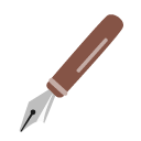 Fountain Pen emoji, Google, Blob, 2017