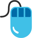 Computer Mouse emoji, Google, Blob, 2017