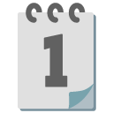 Spiral Calendar emoji, Google, Blob, 2017