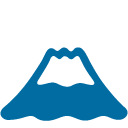 Mount Fuji emoji, Google, Blob, 2017
