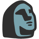 Moai emoji, Google, Blob, 2017