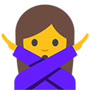Person Gesturing No emoji, Google, Blob, 2017
