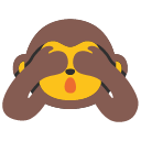 See-no-evil Monkey emoji, Google, Blob, 2017