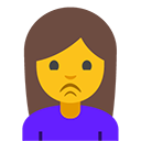 Person Pouting emoji, Google, Blob, 2017