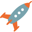 Rocket emoji, Google, Blob, 2017