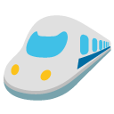 High-speed Train emoji, Google, Blob, 2017