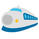 Bullet Train emoji, Google, Blob, 2017