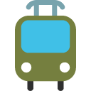 Tram emoji, Google, Blob, 2017