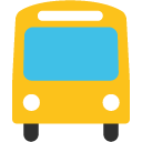 Oncoming Bus emoji, Google, Blob, 2017