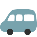 Minibus emoji, Google, Blob, 2017