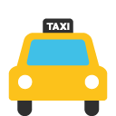 Oncoming Taxi emoji, Google, Blob, 2017