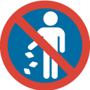 No Littering emoji, Google, Blob, 2017