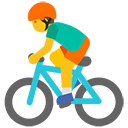 Person Biking emoji, Google, Blob, 2017
