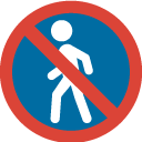 No Pedestrians emoji, Google, Blob, 2017